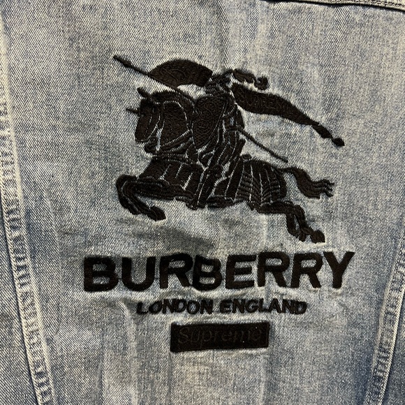 Burberry supreme Jean jacket size L - Picture 3 of 6